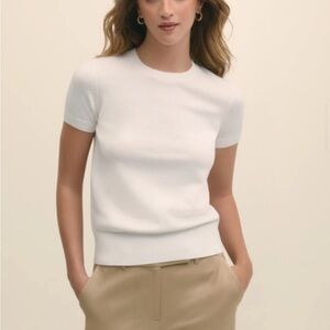 Brooks Brothers Supima Cotton Jersey Short-Sleeve Sweater